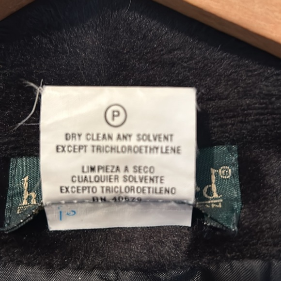 Harve Benard Women’s Velveteen Black Jacket Size 14 Winter Formal Jacket - Picture 6 of 11